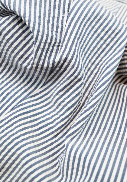 Tropical Wool Seersucker Pleated Trouser