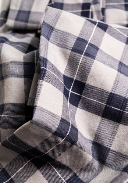 Charcoal Plaid Sport Shirt
