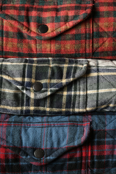 Quilted Flannel Shirtjacket
