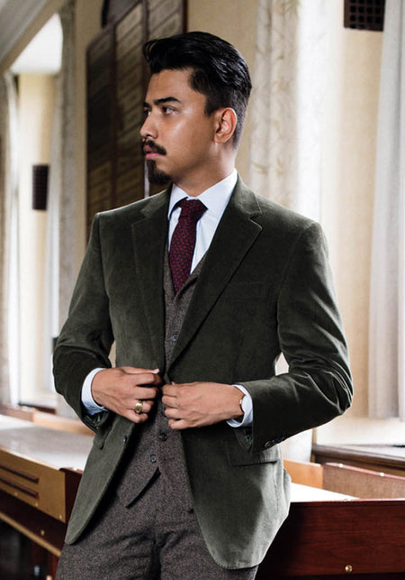 Navy Corduroy Sport Coat
