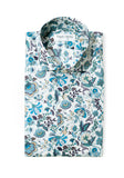 Teal Floral Shirt