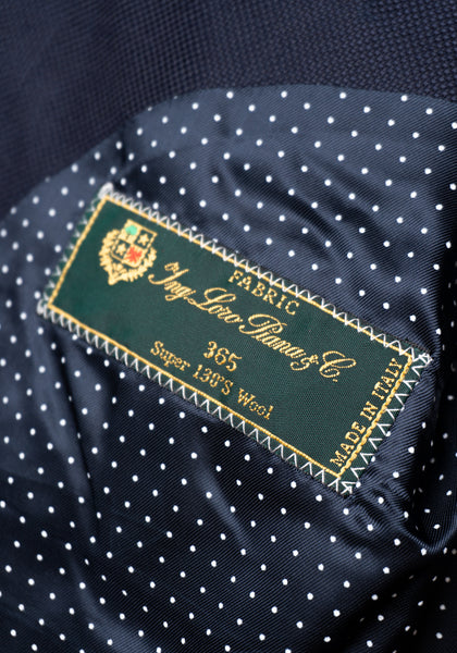 Loro Piana Hopsack Navy Blazer