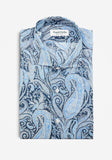 Blue Paisley Shirt