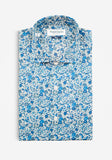 Navy/Blue/White Floral Shirt