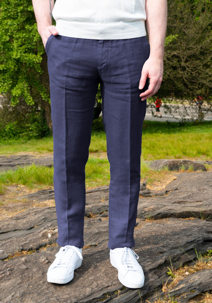 Soft Washed Linen Pants – Frank Stella Clothiers
