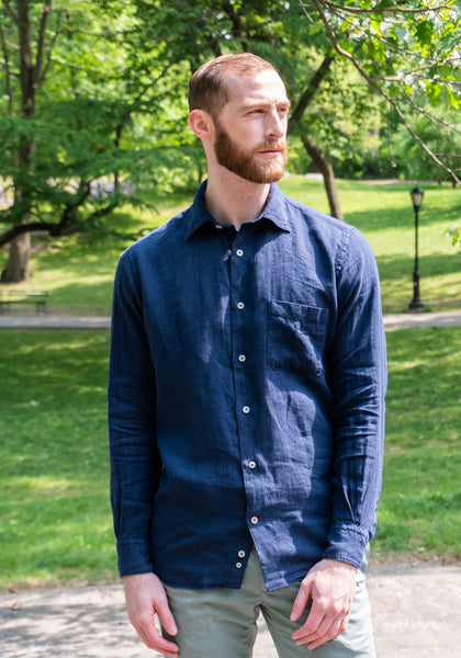 Pure Linen Long Sleeve Shirt