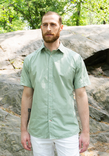 Cotton Poplin Short Sleeve Shirt
