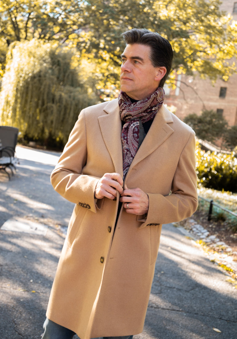 イエナ  プルオーバー　キャメル Loro Piana Pure Camel Hair Overcoat – Frank Stella Clothiers