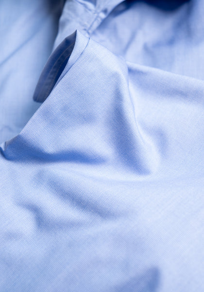 French Blue End On End Sport Shirt