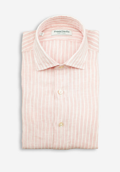 Striped Linen Sport Shirt