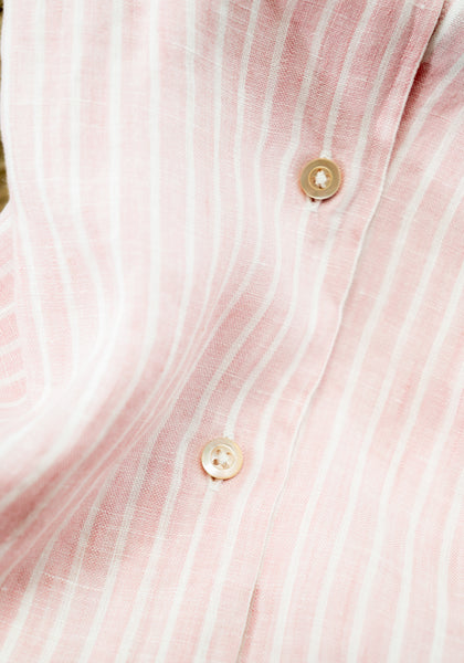 Striped Linen Sport Shirt
