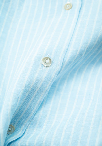 Striped Linen Sport Shirt