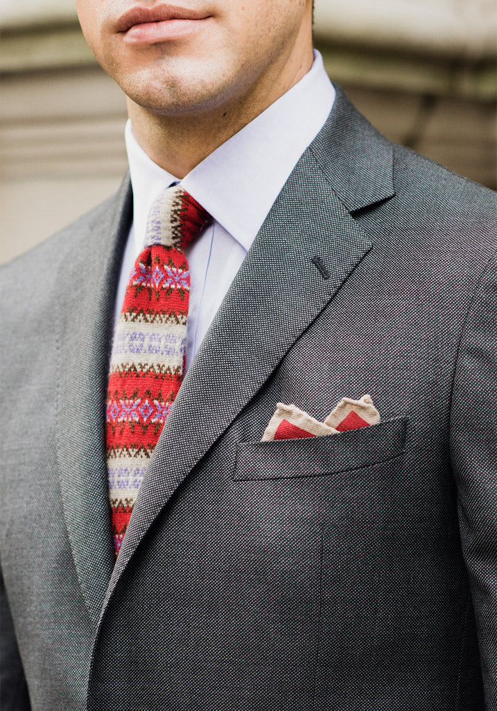 Tailored Fit Birdseye Suit