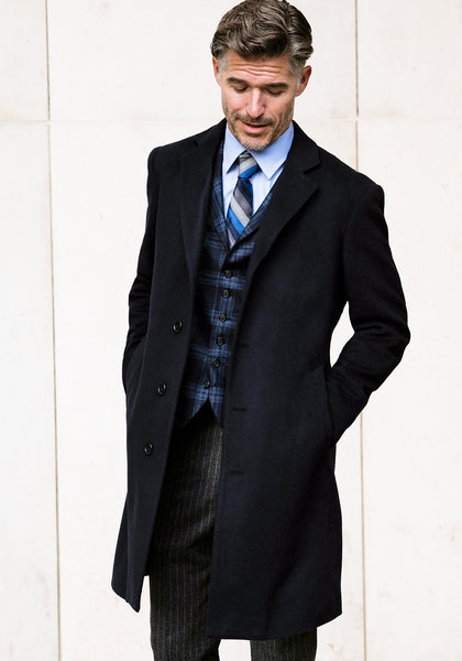 Frank Stella Cashmere & Wool Overcoat - Frank Stella Clothiers