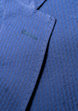 Frank Stella Soft Seersucker Jacket blue detail