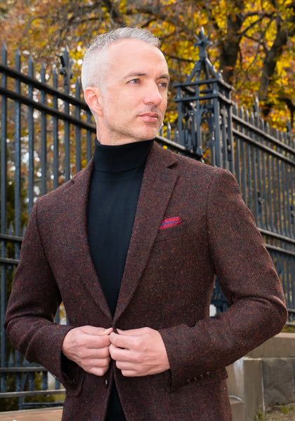 Harris Tweed Solid Sport Coat