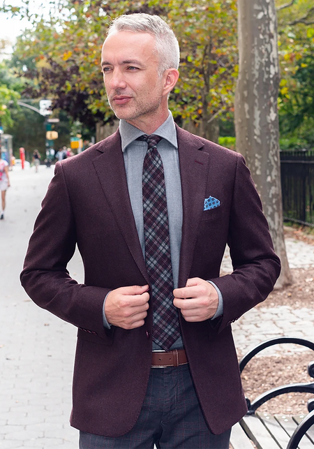 Burgundy Corduroy Sport Coat