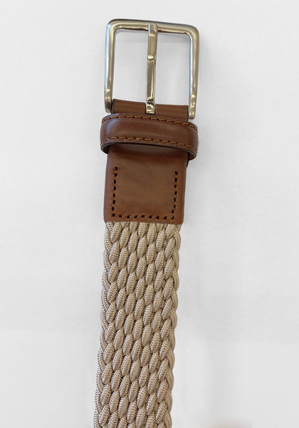 Leyva Braided Elastic Belt - Frank Stella Clothiers