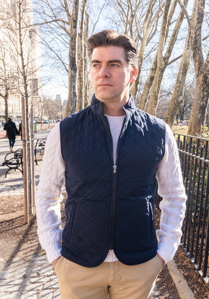 Quilted Vest – Frank Stella Clothiers