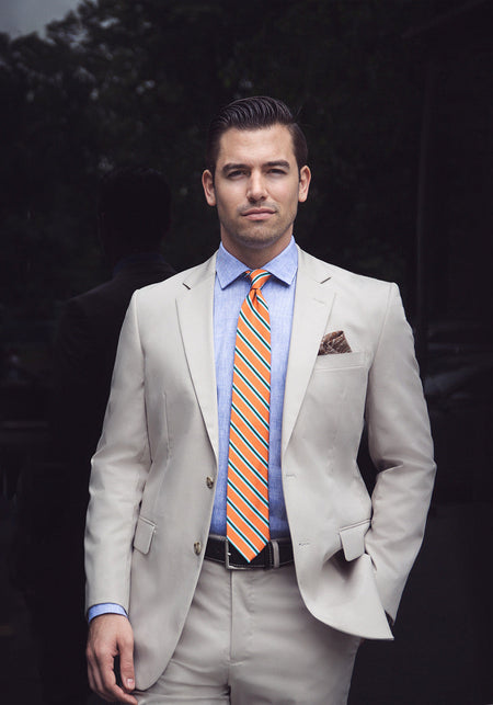 Olive Poplin Suit