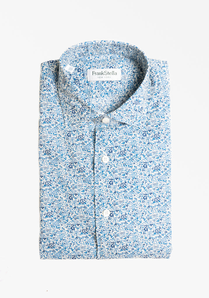 Blue Floral Shirt