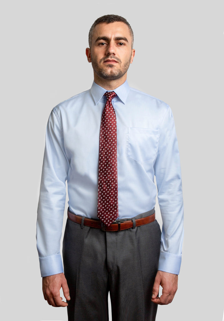 Light Blue Classic Fit Dress Shirt