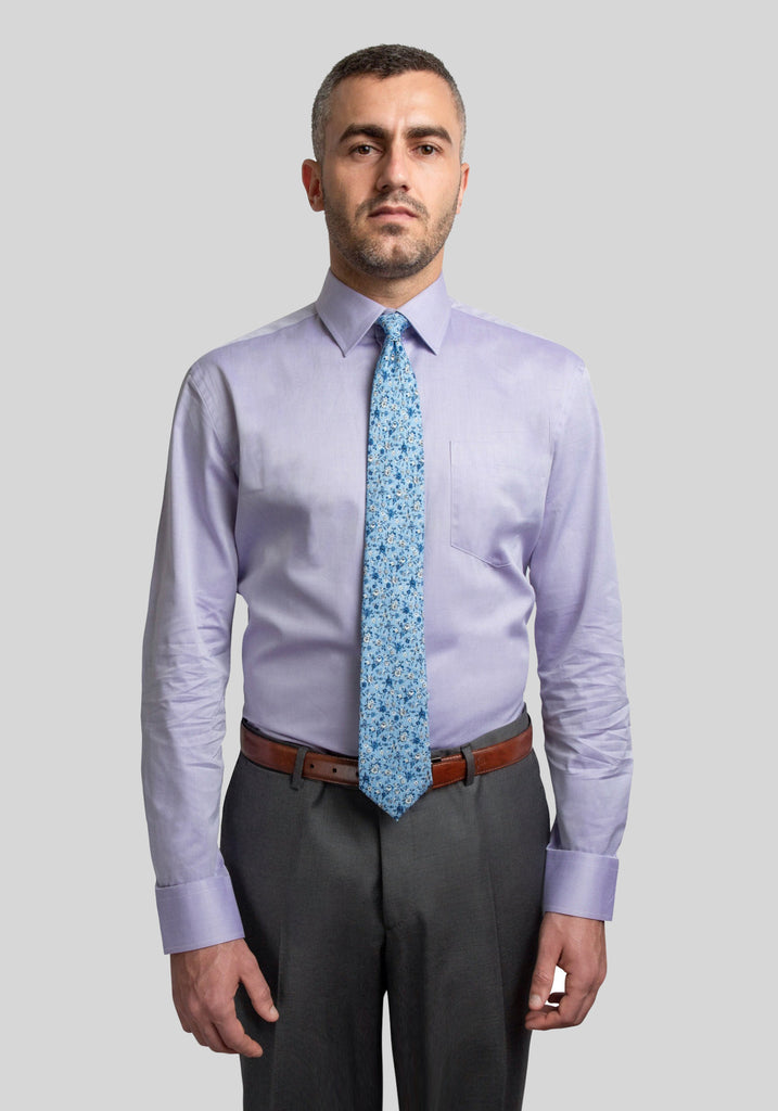 Lilac Classic Fit Dress Shirt