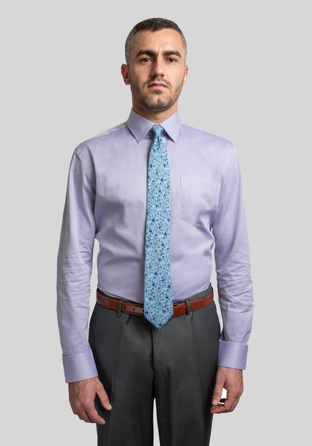 Lilac Classic Fit Dress Shirt