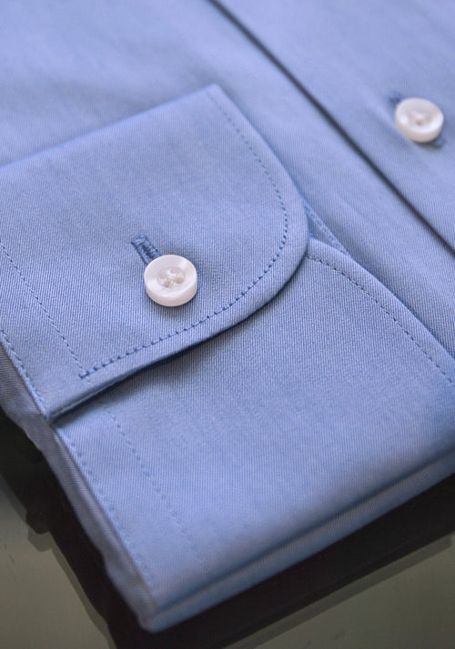 Frank Stella French Blue Slim Fit Dress Shirt - Frank Stella Clothiers