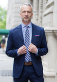 Frank Stella Navy Linen Suit - Frank Stella Clothiers