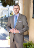 Frank Stella Olive Poplin Suit - Frank Stella Clothiers