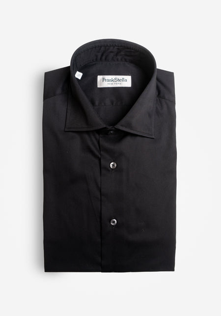 Black Micro Check Shirt