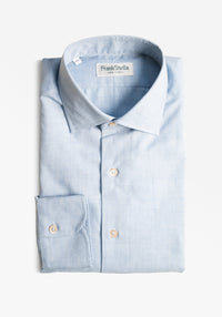 Light Blue Flannel Sport Shirt