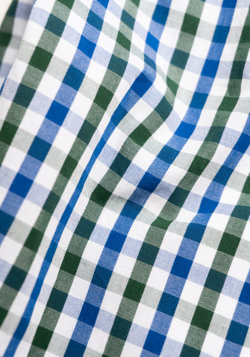 Blue/Green Check Shirt