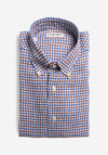 Linen Check Button Down Shirt