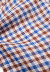 Linen Check Button Down Shirt