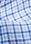 Linen Check Button Down Shirt