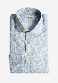 Silver Paisley Sport Shirt