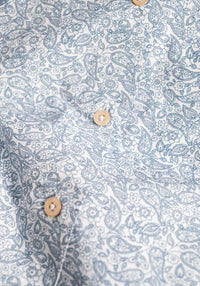 Silver Paisley Sport Shirt