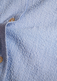 Blue/White Seersucker Shirt