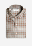 Brown/Grey Plaid Shirt