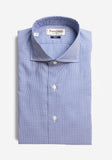 Blue Houndstooth Sport Shirt