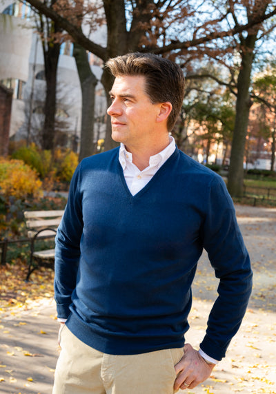 Pure Cashmere V-Neck Sweater
