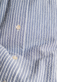 Chambray Stripe Seersucker Shirt