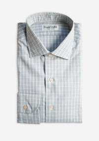 Green/Grey Check Sport Shirt