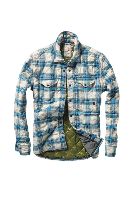 Brown/Cream/Navy Check Sport Shirt