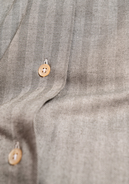 Herringbone Flannel Sport Shirt