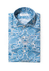 Blue Peacock Shirt