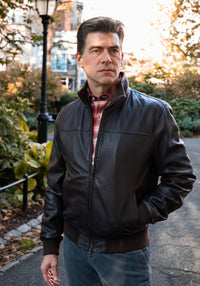 Leather Bomber