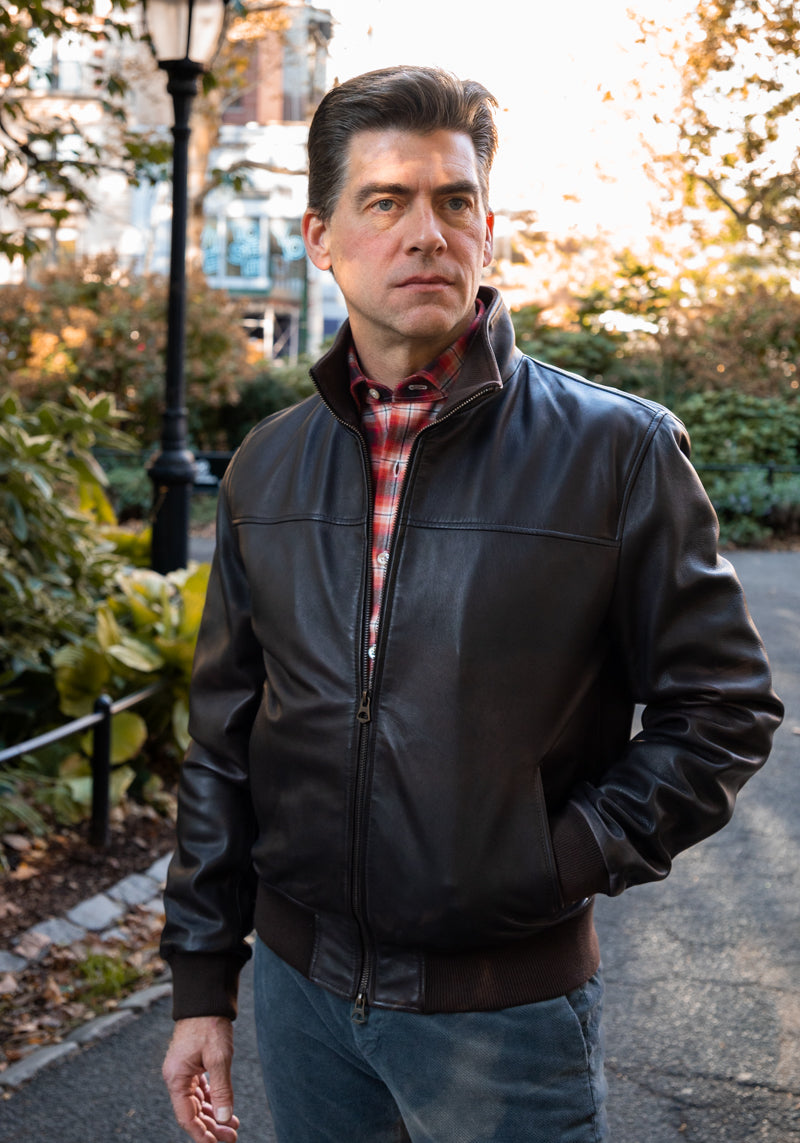 Leather Bomber
